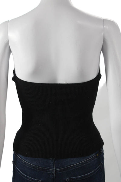 Maeve Anthropologie Women Basic Off Shoulder Tank Black Size S
