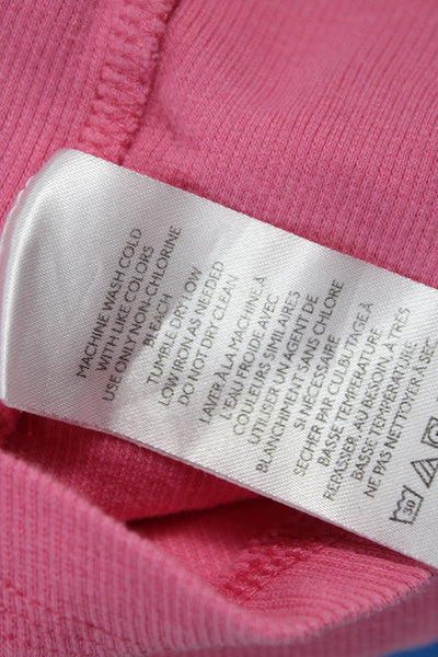 Pilcro Anthropologie Womens Basic Pink Henley Tank Sleeveless Size XS