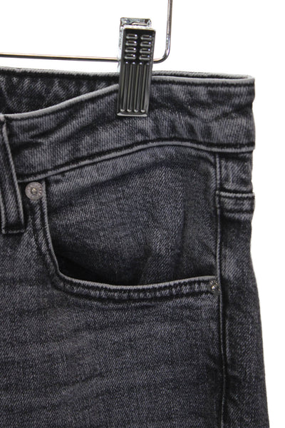 Slvrlake Women Straight Gray Cotton Jeans Size 28