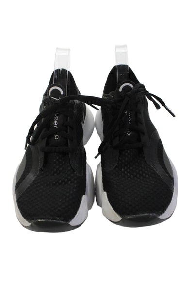 Nike Womens Lace Up Knit Mesh Superrep Running Sneakers Black White Size 6.5