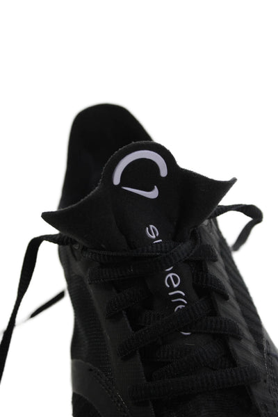 Nike Womens Lace Up Knit Mesh Superrep Running Sneakers Black White Size 6.5