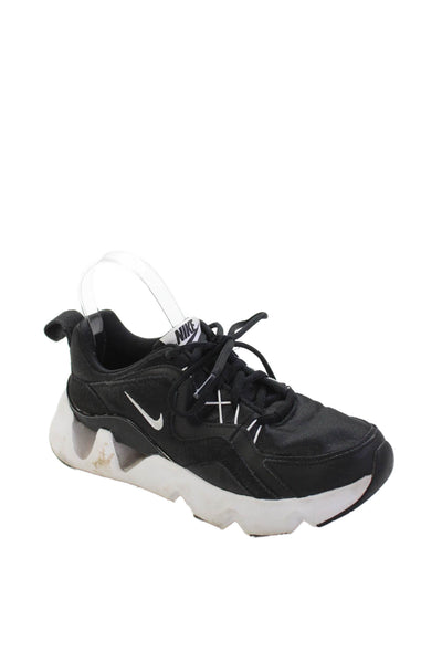Nike Womens Lace Up Logo Nike RYZ 365 Running Sneakers Black White Size 6