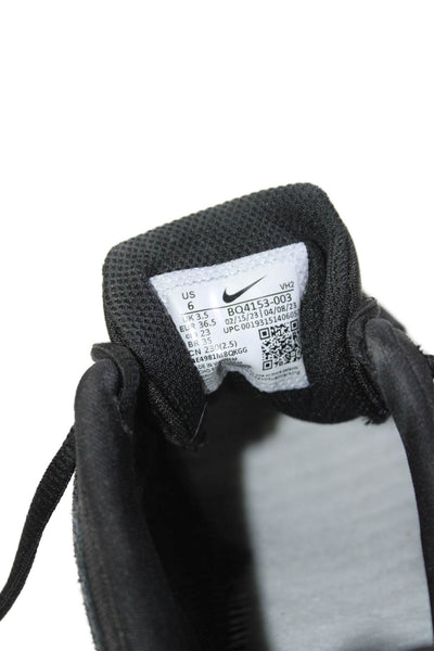 Nike Womens Lace Up Logo Nike RYZ 365 Running Sneakers Black White Size 6