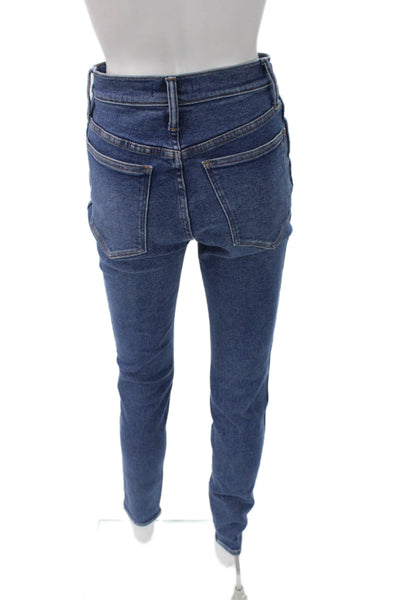 Madewell Womens Skinny Jeans Blue High Rise Cotton Blend Size 27