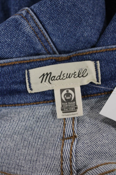 Madewell Womens Skinny Jeans Blue High Rise Cotton Blend Size 27