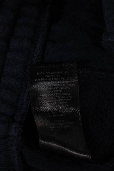 TNA Women Jogger Pants Blue Drawstring Cotton Blend Athleisure Size S