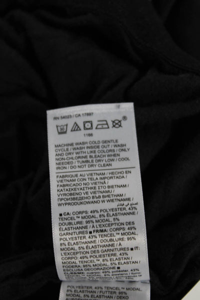 Athleta Womens Pullover Hoodie Black Long Sleeve Size S