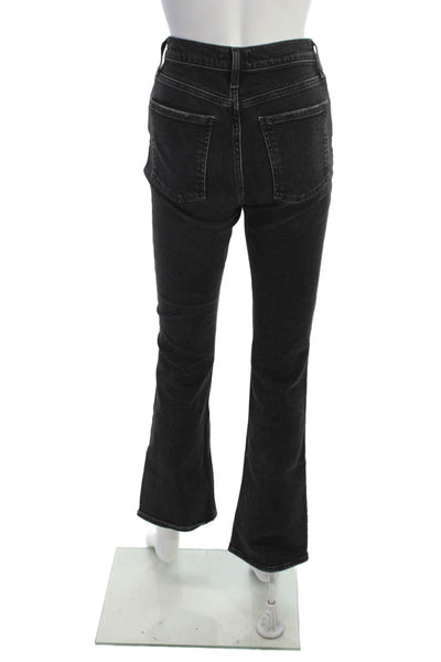Agolde Womens Black Bootcut Jeans Size 24