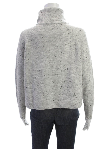 John + Jenn Womens Gray Turtleneck Pullover Size XS