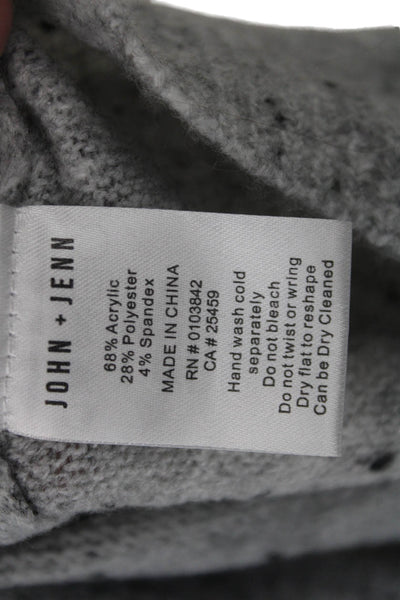 John + Jenn Womens Gray Turtleneck Pullover Size XS