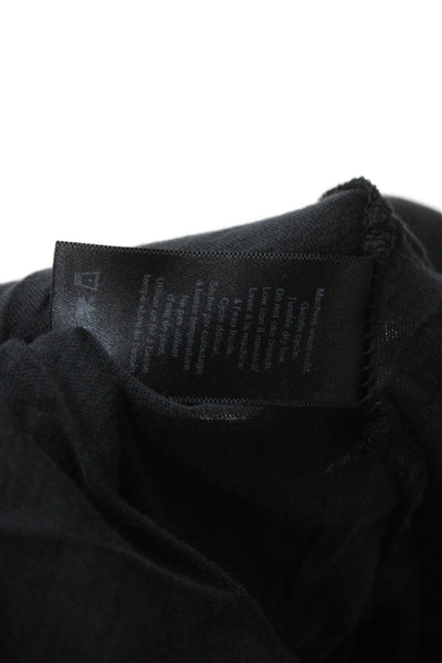 Rag & Bone Jean Womens Basic Short Sleeve Black Cotton T-Shirt Size S