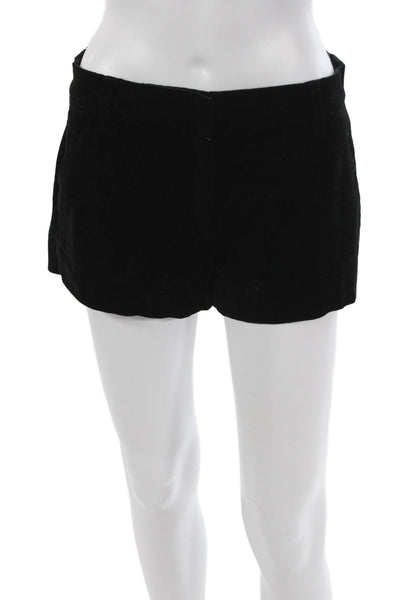 Joes Women Hot Pants Black Button Cotton Blend Size 4