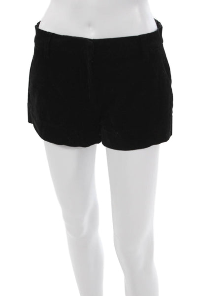 Joes Women Hot Pants Black Button Cotton Blend Size 4