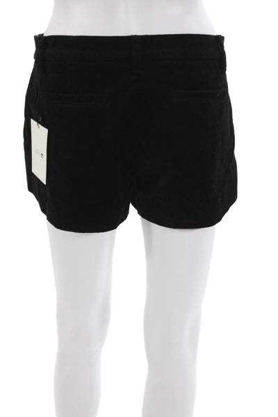 Joes Women Hot Pants Black Button Cotton Blend Size 4