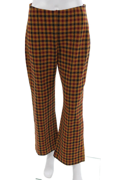 Philosophy By Republic Women Dress Pants Multicolor Check Pull On Size M