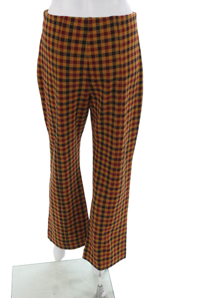 Philosophy By Republic Women Dress Pants Multicolor Check Pull On Size M
