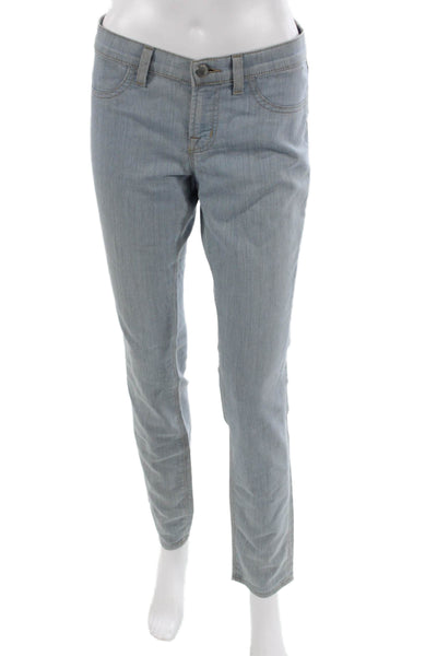 J Brand Women Skinny Jeans Blue Mid Rise Cotton Blend Inseam 29 Size 28