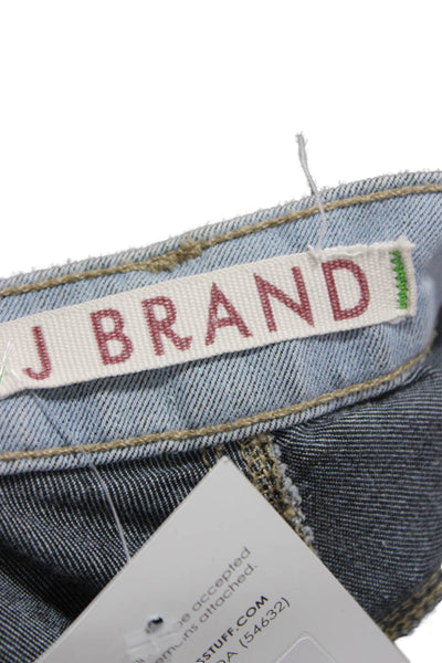 J Brand Women Skinny Jeans Blue Mid Rise Cotton Blend Inseam 29 Size 28