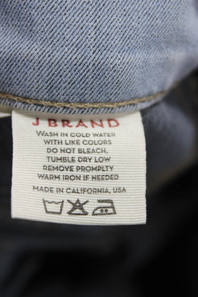 J Brand Women Skinny Jeans Blue Mid Rise Cotton Blend Inseam 29 Size 28