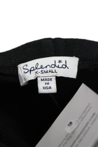Splendid Womens Ankle Modal Leggings Black Size XS