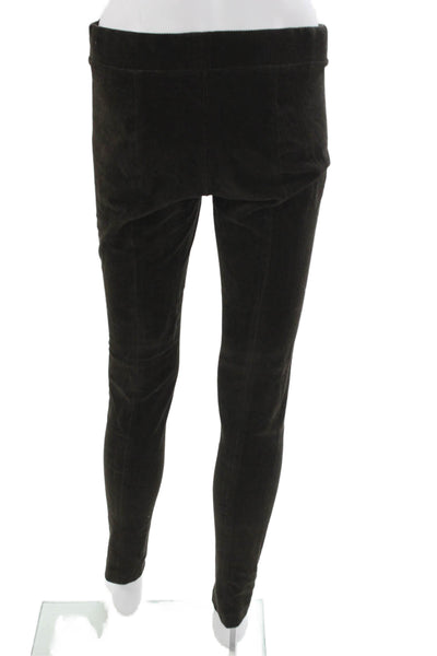 Vince Womens Ankle Leggings Black Cotton Blend Solid Fall Size L