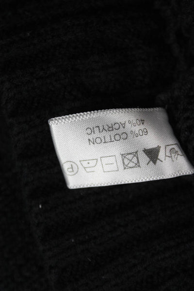 Lisa Todd Womens Cardigan Black V Neck Long Sleeve Size XS