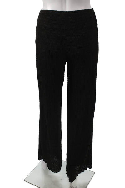 Zara Womens Black Pull-On Pants 30in Inseam Polyester Size S
