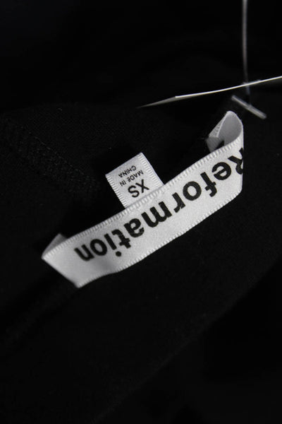 Reformation Women Dress Pants Black Size XS