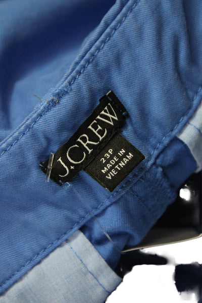 J Crew Womens Blue Chino Pants Petite Size 23