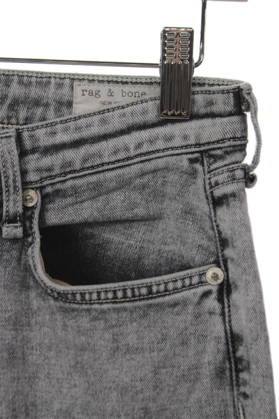 Rag & Bone Womens Skinny High Rise Gray Jeans Size 23