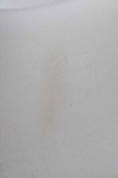Lululemon Womens White Scoop Neck Sleeveless Basic Tank Synthetic Size 6