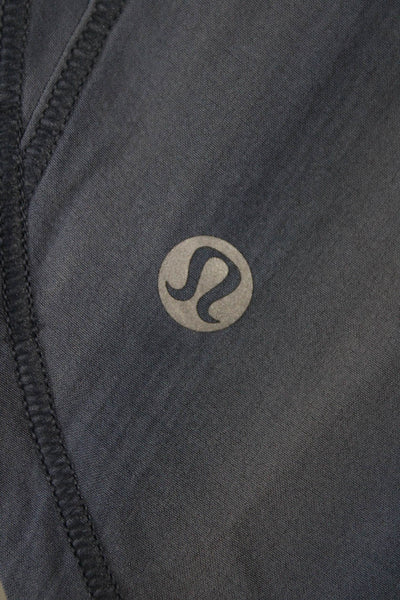 Lululemon Womens Striped Scoop Neck Sleeveless Pullover Tank Blue Nylon Size 6