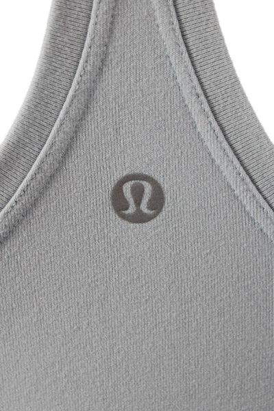 Lululemon Women Blue Nylon Scoop Neck Sleeveless Basic Tank Size 6