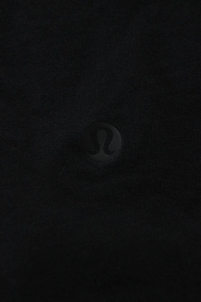Lululemon Womens Black Scoop Neck Sleeveless Basic Tank Nylon Pullover Size 6