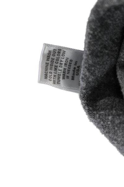 Monrow Womens Gray Jogger Pants Drawstring 50% Polyester Size S