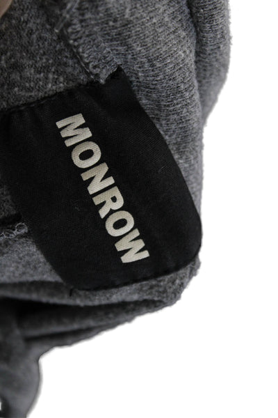 Monrow Womens Jogger Pants Gray Spotted Drawstring Stars Size XS