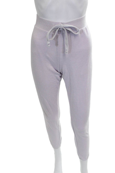 Socialite Womens Purple Jogger Pants Drawstring Waist Size S