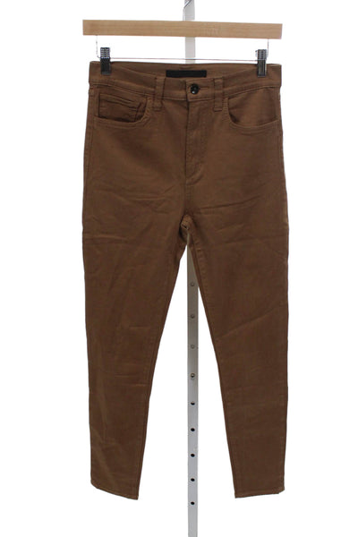 Joes Women Brown Skinny Jeans Cotton Blend Size 27