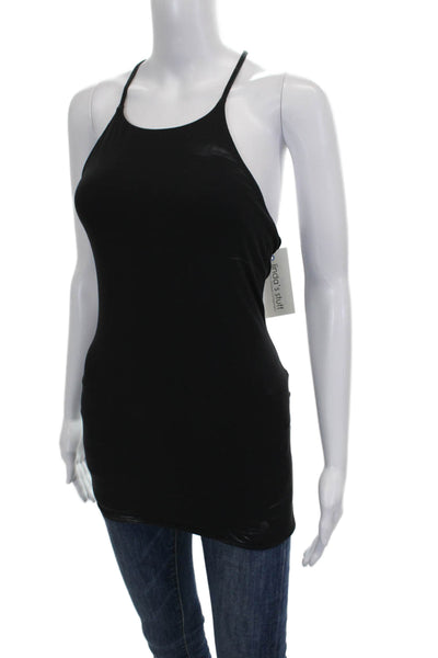 Lululemon Women Basic High Neck Sleeveless Nylon Tank Black Size 4
