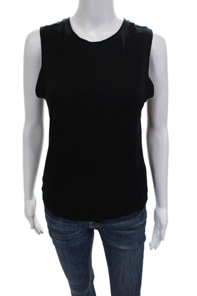 Splits 59 Womens Basic Sleeveless Tank Black Crew Neck 95% Viscose Size XS