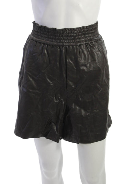 ALC Women Paperbag Shorts Black Size XL