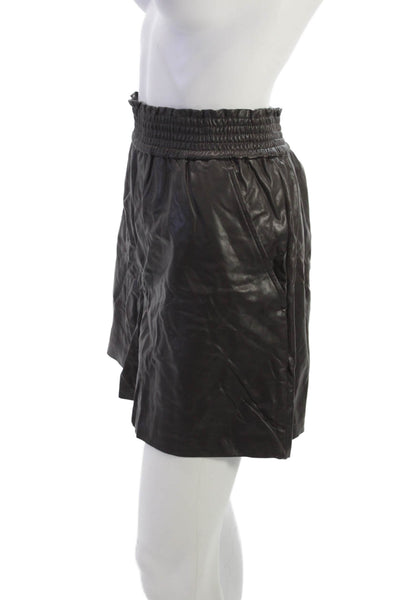 ALC Women Paperbag Shorts Black Size XL
