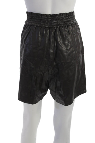 ALC Women Paperbag Shorts Black Size XL