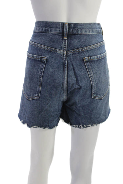Citizens of Humanity Womens Cut-Off Blue Organic Cotton Shorts Size 34