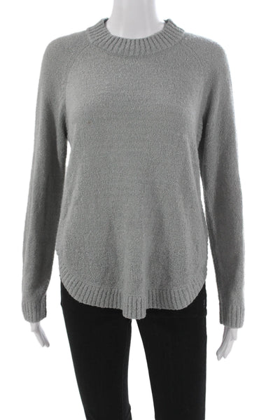 BB Dakota Womens Gray Crew Neck Pullover Sweater Long Sleeve Size XS