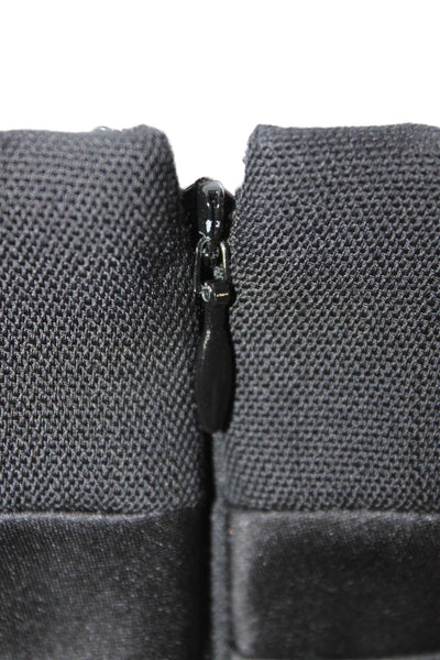 Alexandre Vauthier Women Black Wool Sweetheart Jumpsuit Sleeveless Zip Size 42