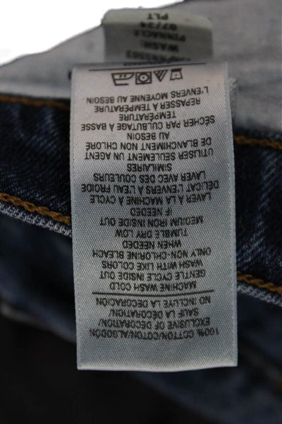 Joes Jeans Womens Blue High Rise Straight Jeans Size 24