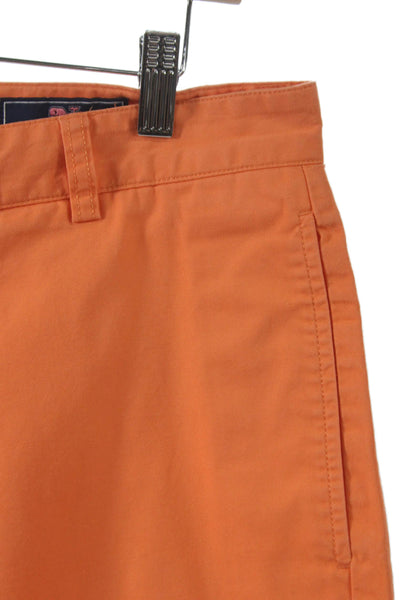 Vineyard Vines Mens Orange Cotton Chino Shorts Size 34