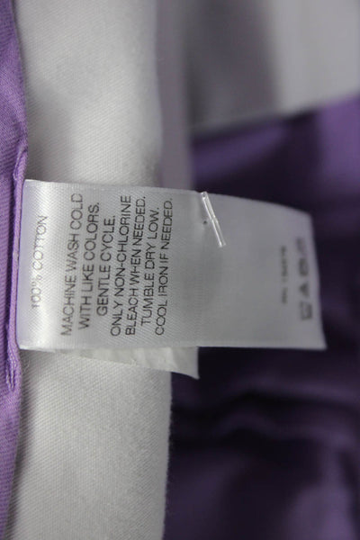 Vineyard Vines Mens Purple Chino Shorts 100% Cotton Button Size 34