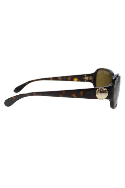 Marc By Marc Jacobs Womens MMJ 022 Polarized Oval Sunglasses Brown